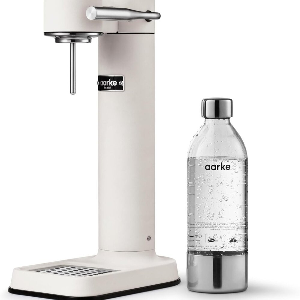 AARKE - Carbonator III Premium Carbonator- Seltzer Maker (Matte White)